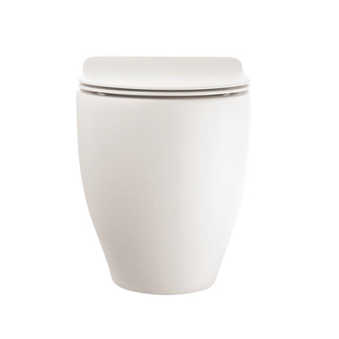 Crosswater Glide II Toilette sur pied - 36.5x51x42.5cm - sans bride - sans abattant - Blanc brillant mat SW765680