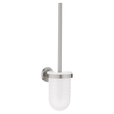 Grohe Essentials Toiletborstelhouder - wandmontage - rond - open - Supersteel (RVS) SW97650