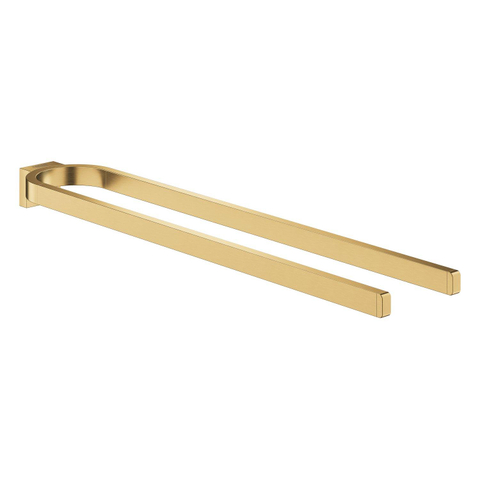 Grohe Selection Handdoekhouder - 36cm - dubbel - niet draaibaar - brushed cool sunrise (goud) SW482065