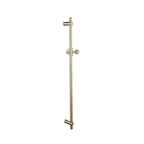 Fortifura Calvi Badkraan - met glijstangset - staafhanddouche - gladde doucheslang - PVD - geborsteld messing (goud) SW968347