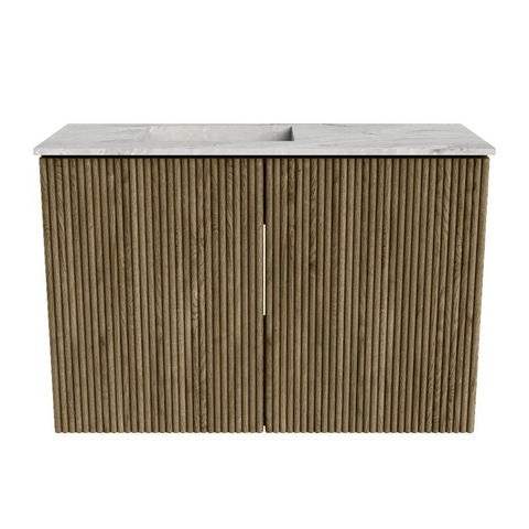 Mondiaz JOYA-DLUX 60cm meuble de toilette - couleur Dusk - Vasque FAYE position Gauche Sans trou de robinet couleur Glace. SW1423137