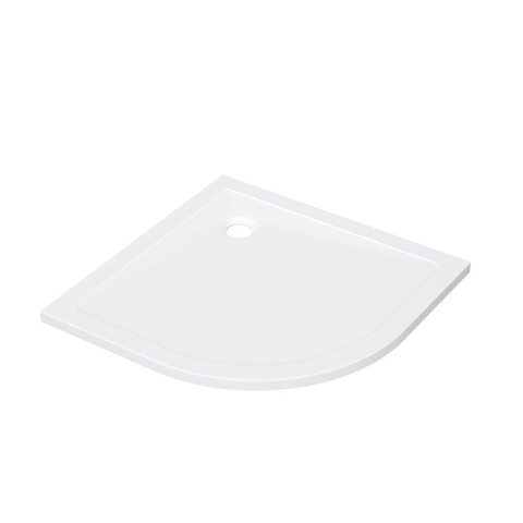 ZEZA Selva Douchebak - 100x100x4cm - kwartrond - acryl - glans wit OUTLETSTORE STORE41530