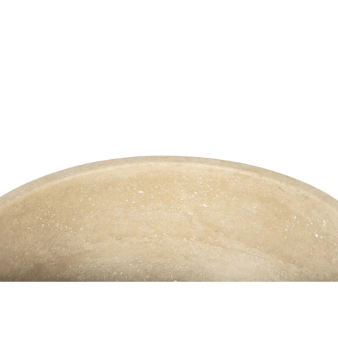 Saniclass Travertine Waskom - 21x21x12cm - rond - natuursteen - Travertine SW1442582