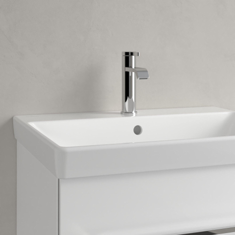 Villeroy & Boch Avento meubelwastafel - 60x47cm - 1 kraangat - met overloop - White Alpine (glans wit) SW59863
