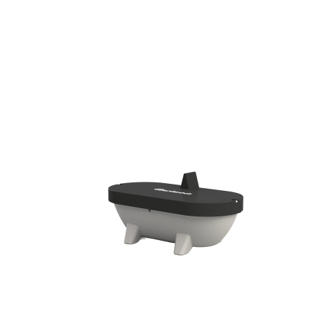 Gardentub Baignoire îlot (extérieur) - 194x94x66cm - synthétique - compatible à l'extérieur - blanc mat SW1017090