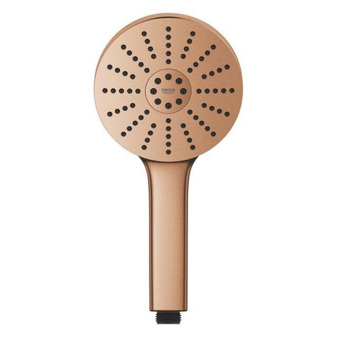 Grohe Vitalio Joy Handdoucheset - rond - 3 straalsoorten - silverflex doucheslang - 175cm - brushed warm sunset (koper) SW1565495