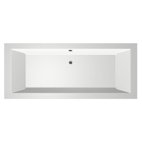 Xenz Society Baignoire duo - 190x80x53 - bonde centrale - acrylique - blanc SW103095