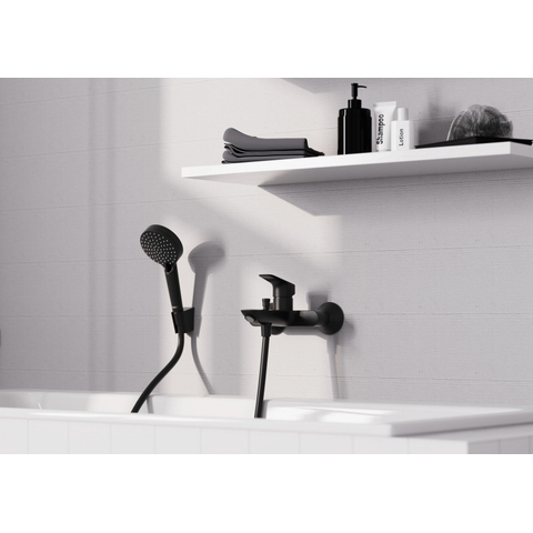 Hansgrohe Isiflex B - doucheslang 1/2x1 - 25m - mat zwart SW451580
