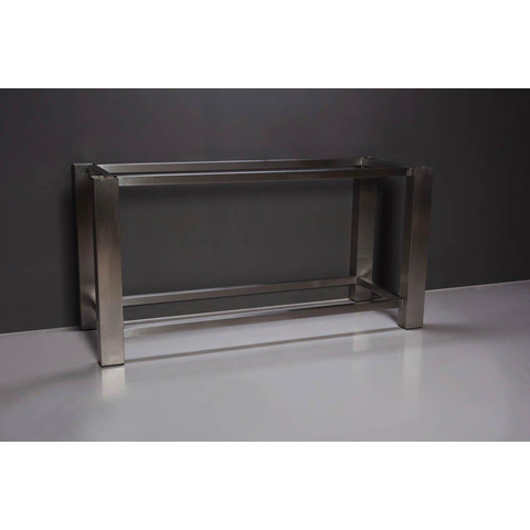 Forzalaqua Onderstel wastafelframe 120x80x51cm RVS geborsteld SW369844