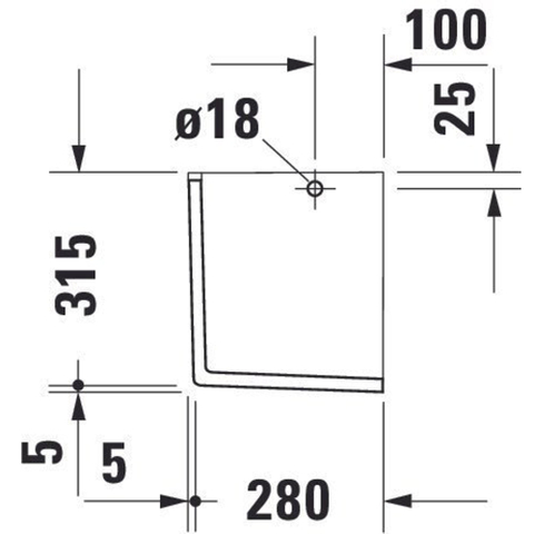 Duravit Starck 3 Philippe Starck - 3 Sifonkap - wit 0312770