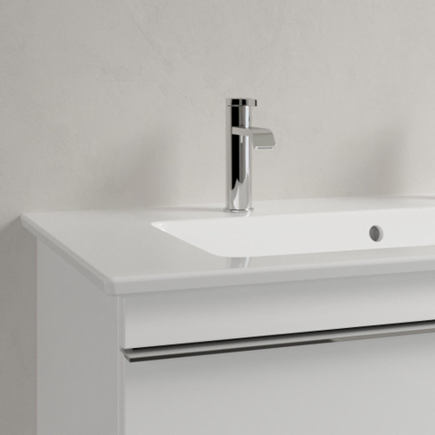 Villeroy & Boch venticello Meubelwastafel wasbak midden - 2 kraangaten - 100x50cm overloop - White Alpine (glans wit) 1025116