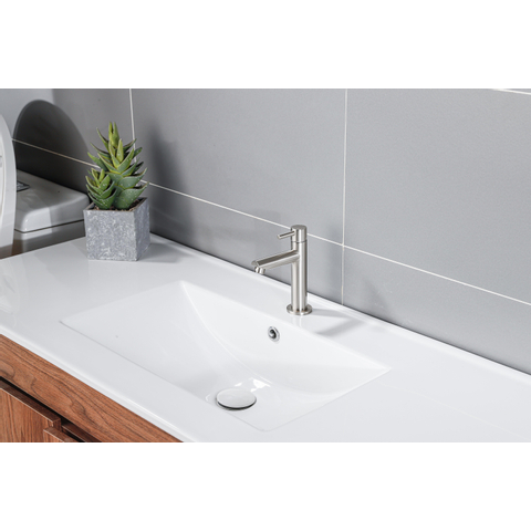 Fortifura Calvi Fonteinkraan - 15.4cm - opbouw - 1gats - PVD - geborsteld RVS SW696237