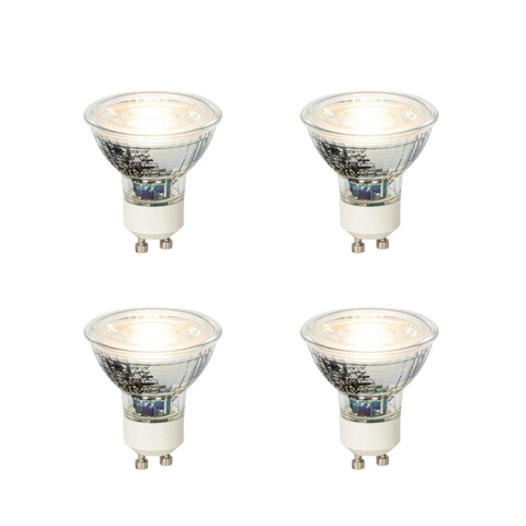 Luedd Lampe LED - set de 4 - GU10 - 4W - 3000K - 310LM - dimmable SW1211312