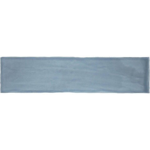 Cifre Colonial Sky Carrelage mural bleu clair brillant 7,5x30cm SW359839
