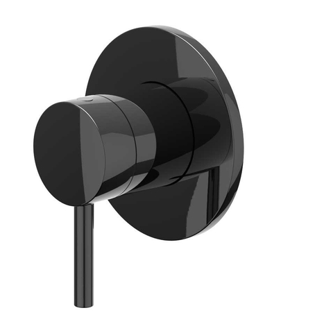 IVY Bond Partie apparente - pour robinet encastré - inverseur-arrêt - Chrome noir PVD SW1030876
