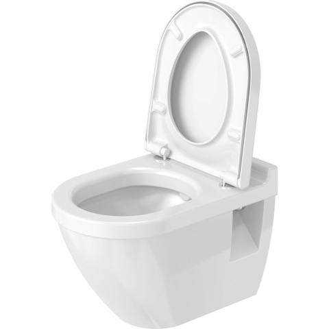 Duravit Starck 3 WC suspendu – double chasse 4,5/3 litres – profondeur 54 cm – blanc brillant 0314714