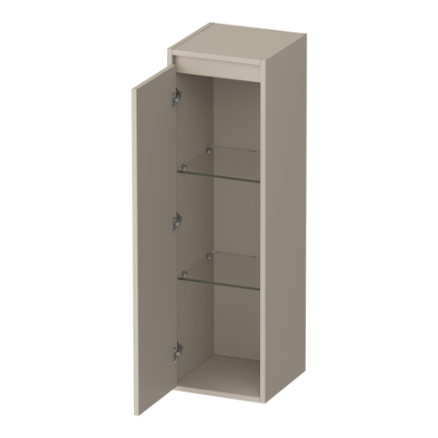 BRAUER Adore armoire de salle de bains - 120x35x35cm - avec 1 porte sans poignée s'ouvrant vers la gauche beige mat SW1198185