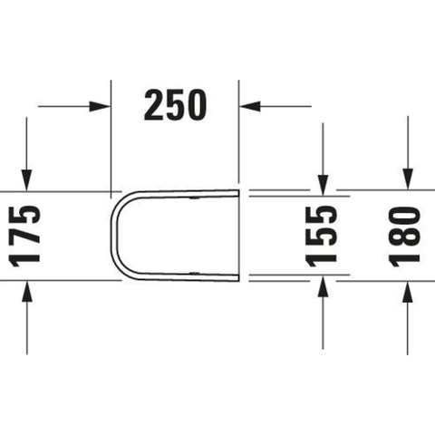 Duravit Happy D.2 Sifonkap - voor fontein - wit SW54274
