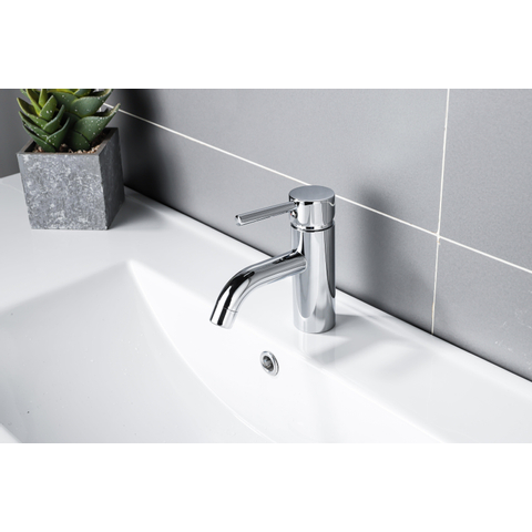 Fortifura Calvi Wastafelkraan - 14.8cm - opbouw - hoogglans chroom SW377810