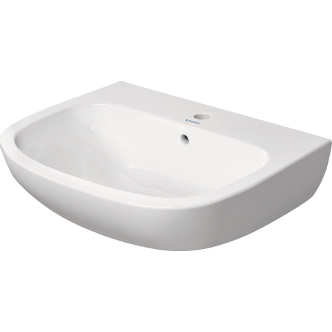 Duravit D-code Wastafel - 60x46cm - glans wit 0315102