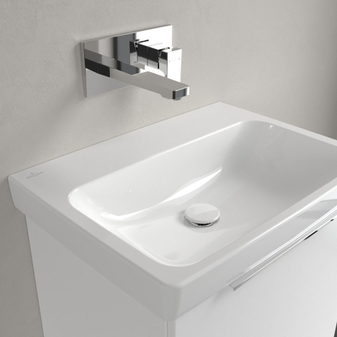 Villeroy & boch Architectura Lavabo - 44,5x60cm - dessous rectifié - sans trou de robinet - blanc alpin SW1171045