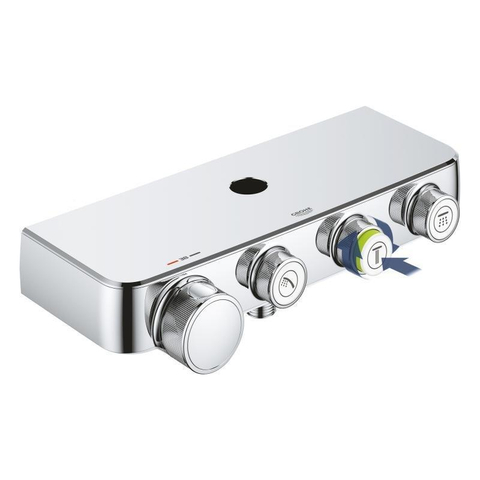 GROHE Smartcontrol 310 Euphoria Colonne de douche chromé avec mitigeur thermostatique et douchette ronde SW209454