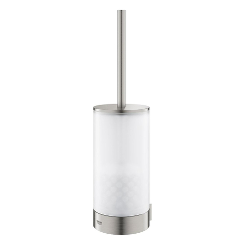 Grohe Selection Toiletborstelhouder - wandmontage - rond - open - Supersteel (RVS) SW444235