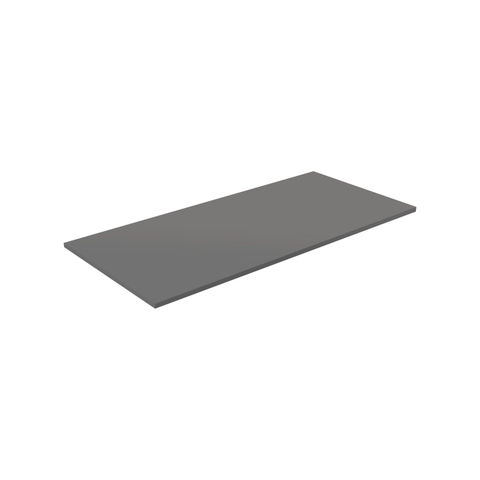Saniclass Tops Plan de toilette - 100x46x1.2cm - angles droits - anthracite mat SW1595537