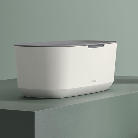 Tiger Tess Opbergbox met deksel Wit / Lichtgrijs SW544607