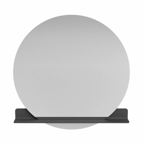 Mondiaz SPOT miroir – Ø 120 cm – avec tablette – Dark grey (gris) SW1235520