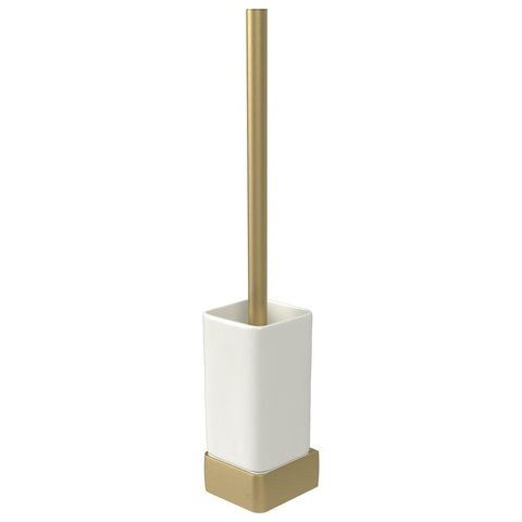 Haceka Aline Ensemble balai de WC Aluminium Brossé Or SW653992
