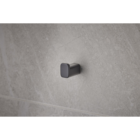 Hansgrohe AddStoris Q handdoekhaak enkel - mat zwart SW651064