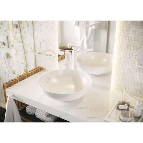 Hansgrohe AddStoris Q handdoekhaak enkel - mat wit SW651158
