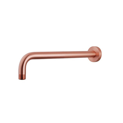 Wiesbaden Unimatch Douchearm - met muurbevestiging - 35cm - geborsteld koper SW373449