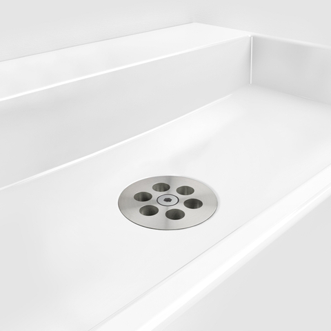 Clou Wash Me bouchon pour bonde à obturateur en silicone inox brossé SW9452