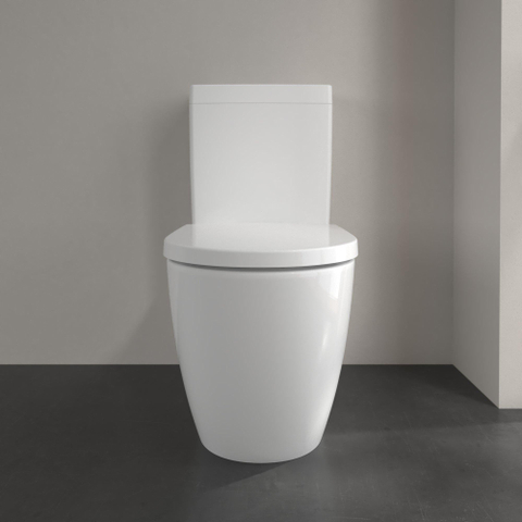 Villeroy & Boch Subway 3.0 Pack WC Sur Pied - 71cm - chasse à rotation - à fond creux - sans bride - sans réservoir - blanc alpin SW762394
