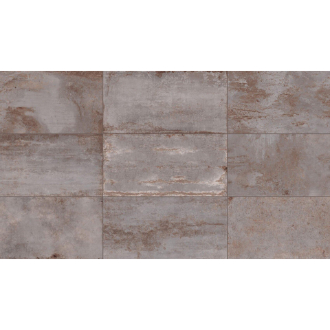 Terravito Copuro carreau mural et de sol - 60x60cm - 10mm - Carré - rectifié - aspect béton - blanc mat SW656901