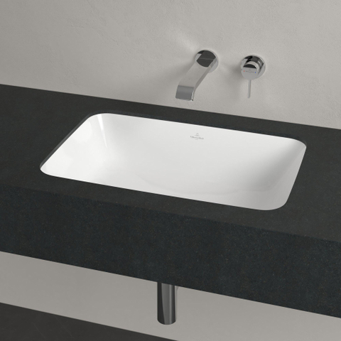Villeroy & Boch Architectura Lavabo encastré par le dessous - 570 x 370 x 175 mm - blanc brillant Alpin (blanc) - avec trop-plein SW762398