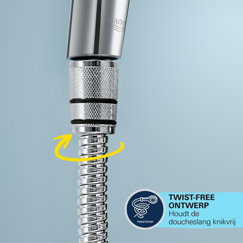 Grohe Vitalioflex Flexible de douche - métal longlife - twistfree - 150cm - chrome SW878358