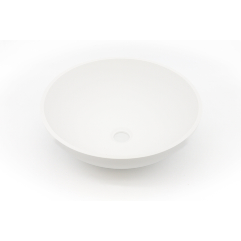 Zeza Element Waskom - 41x41x14cm - solid surface - mat wit SW1439447