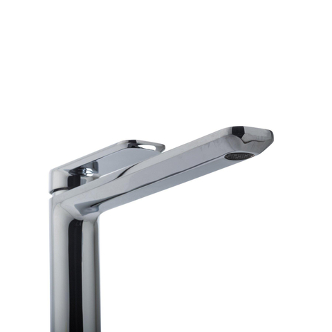 Crosswater Pier Wastafelkraan hoog - 31cm - met uitloop - 20cm - zonder waste - hoogglans chroom SW31046