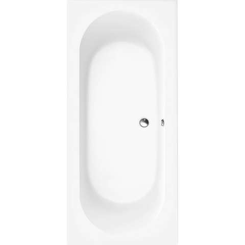Villeroy & Boch O.novo kunststof duobad acryl rechthoekig - 180x80x50cm - zonder poten - glans wit 0930606