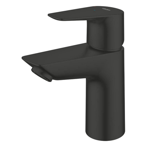 GROHE Start Edge 2020 wastafelkraan - s-size - met push-open waste - mat zwart SW1522142