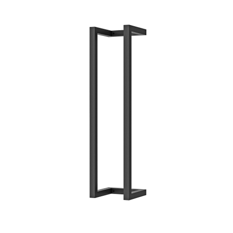 Fortifura Calvi Handdoekrek - 60x12.5x12.5cm - PVD - geborsteld gunmetal (antraciet) SW890765
