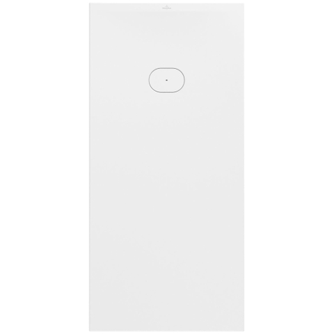 Villeroy & Boch Ecora douchebak - 170x80x4.5cm - afvoer korte zijde - white alpine (wit) SW1558880