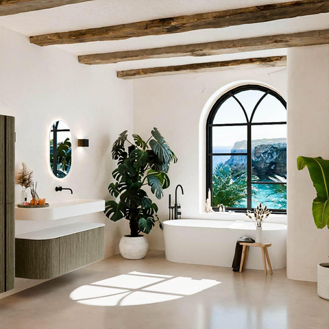 MONDIAZ THOR 130cm meuble de salle de bains arrondi gauche + droite couleur Shadow avec 1 tiroir et 2 portes. Vasque suspendue CLOUD Droite sans trou de robinet couleur Talc. SW1463703