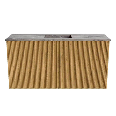 Mondiaz JOYA-DLUX 80cm toiletmeubel - kleur Oak - Wastafel FAYE positie Midden 1 kraangat kleur Sombra. SW1424234