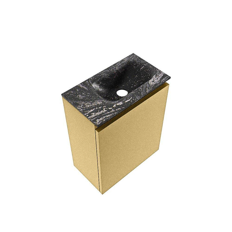 MONDIAZ TURE-DLUX meuble de toilettes 40 cm Oro. Lavabo EDEN Lava position à droite. Avec 1 trou de robinet. SW1103917