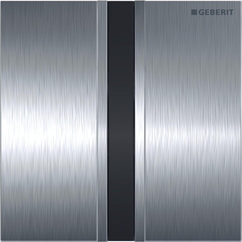 Geberit HyTronic urinoir stuursysteem infrarood batterij - met bedieningsplaat Sigma50 - hoogglans chroom 0701981
