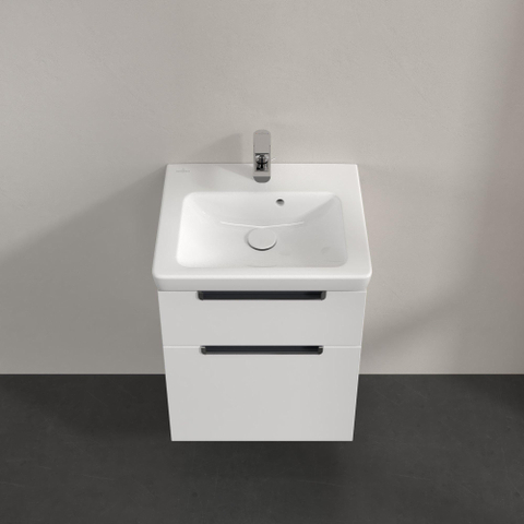 Villeroy & Boch Subway 2.0 wastafelonderkast - 48.5x59cm - 2 lades - glans wit SW479810
